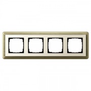 Рамка 4-ая Gira ClassiX Бронза/Кремовый