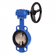 Затвор дисковый поворотный GENEBRE 2103 - Ду600 (PN10, Tmax 120°C, c редуктором)