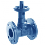 Клапан запорный KSB BOA-Compact - Ду32 (ф/ф, PN16, Tmax 120°C, чугун, сальниковое уплотнение)