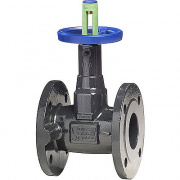 Клапан запорный KSB BOA-Compact EKB - Ду125 (ф/ф, PN16, 120°C, чугун с электростатическим покрытием)