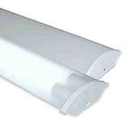 14-31 Светильник линейный, под светодиодные лампы Т8 1200мм, белый, металл/поликарбонат, IP40, 220В/50Гц, УХЛ4, 1240х118х40мм.