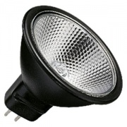 Лампа галогенная BLV FARBIG Black 35W 36° 12V GU5,3 отражатель black/черный