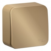 Переключатель 1-клавишный (cх.6) Blanca Schneider Electric 10А 250В титан изол.пластина