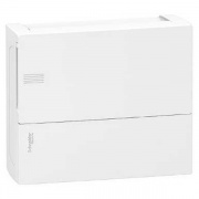 Бокс навесной Schneider Electric Mini Pragma 12 модулей с белой дверью с клемниками N+PE